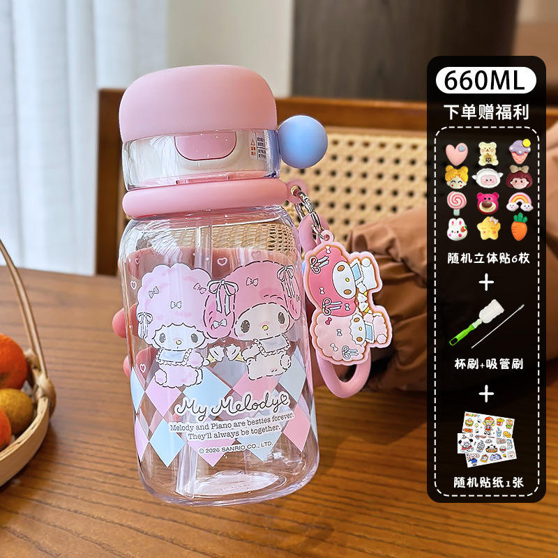 เครื่องมือทำความสะอาดสติกเกอร์ 3D ลายการ์ตูน My Melody สีชมพู