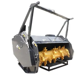 forestry mulcher with high speed rotation for excavator