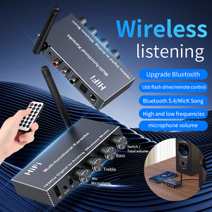 Receptor Bluetooth Inalámbrico 3 en 1 J200 <span class=keywords><strong>con</strong></span> Micrófono, Reproductor USB <span class=keywords><strong>MP3</strong></span>, Convertidor Digital <span class=keywords><strong>a</strong></span> Analógico Óptico Coaxial - Product Image 2