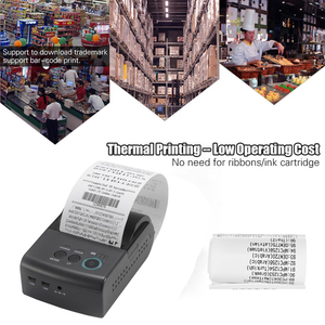 ER-58A Máy In Hóa Đơn Nhiệt Mini Kết Nối Điện Thoại Di Động/Máy Tính Bảng Qua BT Để In Hóa Đơn Doanh Nghiệp - Product Image 6