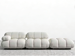 Set di Divani Componibili Moderni Personalizzati con Struttura in Legno Pregiato, Cuscini in Schiuma ad Alta Densità e Gambe in Ottone per <span class=keywords><strong>Soggiorno</strong></span> di Lusso - Product Image 5