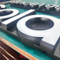 SKYSEEN Enseignes 3D personnalisées en lettres acryliques LED, enseignes lumineuses pour l'extérieur et l'intérieur, enseignes publicitaires rétroéclairées, logos pour entreprises