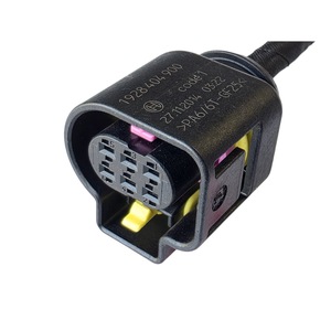 Carcasa de Conector Automotriz Impermeable de 6 Pines, Serie BAK 1928404900, Código 1, Negra, <span class=keywords><strong>PA6</strong></span>/<span class=keywords><strong>6T</strong></span>-GF25, para Sistema de Encendido - Product Image 2