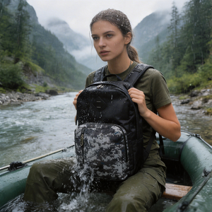 กระเป๋าเป้สะพายห<span class=keywords><strong>ลั</strong></span>งอเนกประสงค์ลายพรางดิจิตอล 300D Oxford กันน้ำ พร้อมช่องเสียบหูฟังและช่องเสียบสายเคเบิล สำหรับเดินป่า ตั้งแคมป์ และท่องเที่ย<span class=keywords><strong>ว</strong></span> - Product Image 4