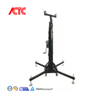 Support d'éclairage télescopique pliable robuste avec conception modulaire, capacité de charge de 250 kg pour les spectacles en plein air