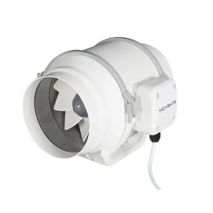 New HVAC Model 2 Speeds Low Noise 6" Inline Booster Duct Fan for Basements, Bathrooms, Kitchens, Plant