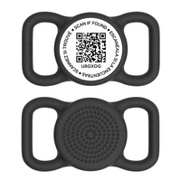 Meistverkaufte gemischte Ware: Smarte Haustier-Informationen QR-Code Airtag Silikon-Schutzhülle für Katzen- und Hundemarken – Anti-Verlust, robust, Sommer