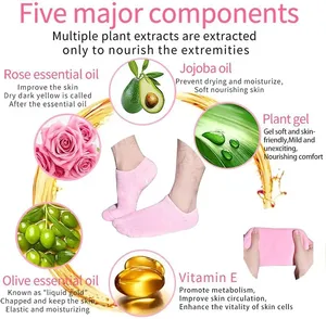 Oem Hidratante Spa Calcetines Silicona <span class=keywords><strong>Gel</strong></span> Calcetín Pie Spa <span class=keywords><strong>Gel</strong></span> Hidratante Calcetines - Product Image 3