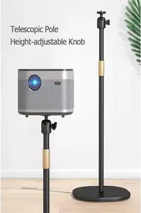 Portable Universal Angle Adjustable Aluminum Standing Desktop Universal Adjustable Stands Projector Mount Screen With Stand