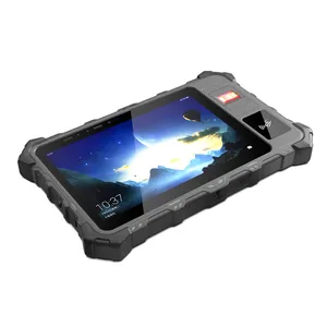 Tablet industrial robusto para computador Android, com impressão digital, biometria, software NFC RFID, scanner de código de barras, tablet