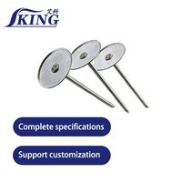 IKING – Clous d'isolation durables pour systèmes CVC, à tête cylindrique, pour soudage par condensateur et construction marine