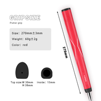 Vente en gros de poignées de putter de golf de qualité supérieure-Poignées de club en cuir PU avec texture antidérapante ergonomique pour un contrôle amélioré