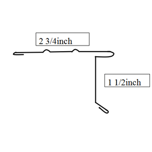 Bord de toit de style SR en aluminium et galvanisé de 10 pieds, calibre 26, avec ourlets, pour le marché américain - Product Image 1