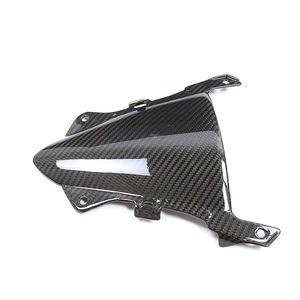 กระจกบังลมคาร์บอนไฟเบอร์แห้ง 3K สำหรับ Kawasaki Ninja ZX-4R ZX-4RR 2020-2025 ชิวบังลมมอเตอร์ไซค์แบบแอโรไดนามิก - Product Image 3