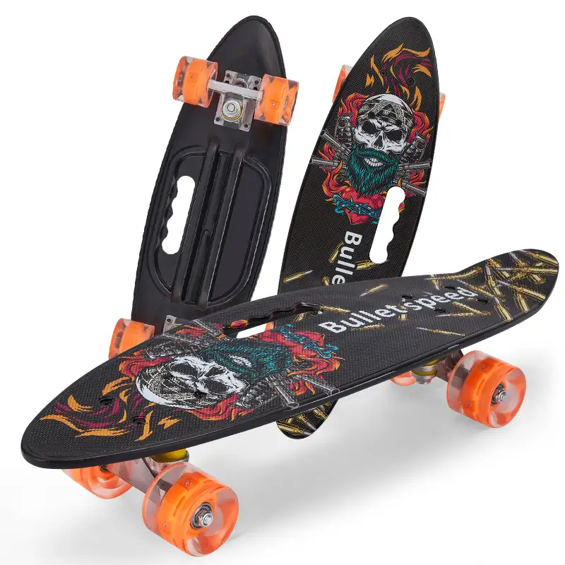 Compleet Skateboards Voor Beginners Kids Jongens Meisjes Volwassenen Jeugd-Standaard Skateboards Plastic Penny Board