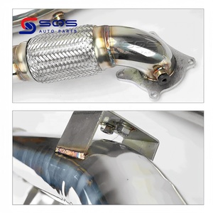 SQS OEM/ODM, tubo de escape Twister de acero inoxidable de alta calidad para VW Golf Audi MK5 MK6 GTI 2,0 <span class=keywords><strong>TSL</strong></span> - Product Image 5