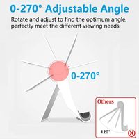 Support de téléphone pliable personnalisé avec logo, cadeau promotionnel, support de téléphone portable réglable avec logo