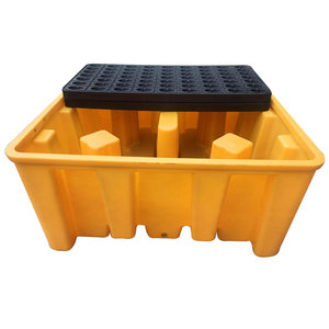 PRÉFACE Sécurité industrielle Prévention des déversements Contrôle chimique Huile Vertical HDPE Eau Réservoir IBC 4 Fûts Palette <span class=keywords><strong>composite</strong></span> - Product Image 6