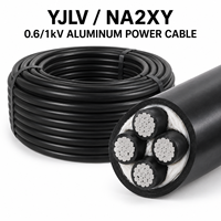 Câble d'alimentation YJLV en aluminium XLPE, gaine PVC, multibrins, basse tension, pour distribution souterraine, usage industriel