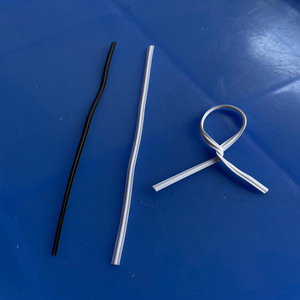Abrazaderas de Cable Planas Transparentes XJ de 100 mm con Autobloqueo para Vajillas, Manualidades, Juguetes y Embalaje - Product Image 1