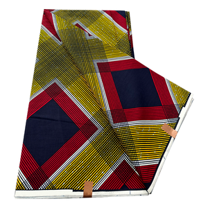 Véritable Tissu Africain Imprimé en Coton, Super <span class=keywords><strong>Pagne</strong></span> Africain en Cire, 6 Yards, Vêtement Holldan - Product Image 4