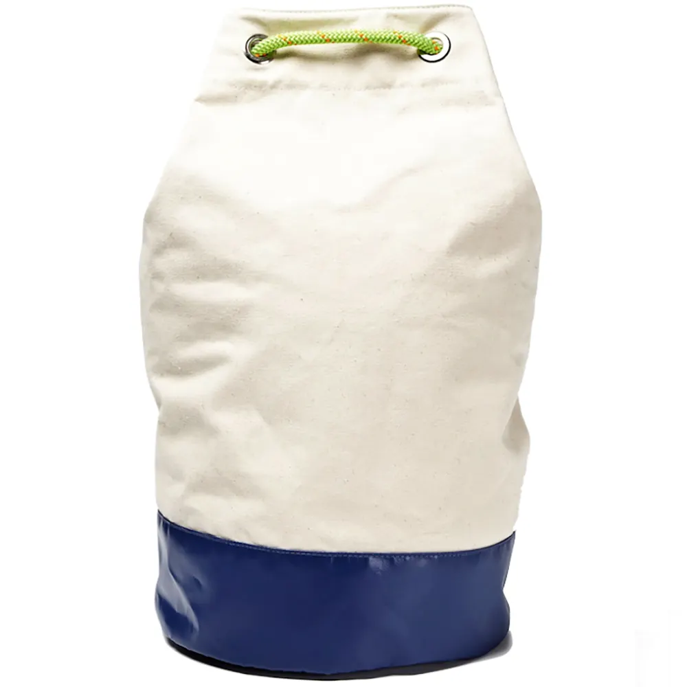 Экологичный сверхпрочный круглый холщовый мешок, хлопковый рюкзак на шнурке, холщовая пляжная сумка