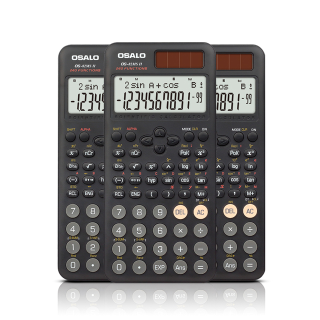 Factory Direct 82MS II High-End Scientific Calculator 240 Functions for Students School Elegant Design Cientifica Calculadora