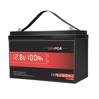 Baterai Lithium Lifepo4 24V 100Ah 100A BMS 12V 600Ah/12V 314Ah/12V 100Ah/36V 100Ah Baterai Tenaga Surya RV 2 Tahun