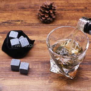 Iwinstone Whisky de regalo of6 <span class=keywords><strong>Natural</strong></span> de <span class=keywords><strong>esteatita</strong></span> de granito y escalofriante rocas y una bolsa con elegante caja - Product Image 5