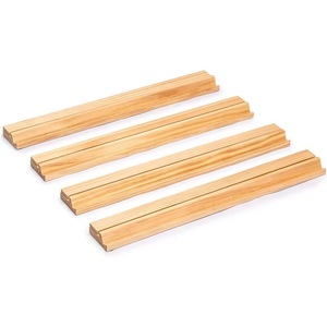 17.25 Inci Kayu Solid Alami 2-in-1 Penggeser & Rak Mahjong Multi-warna untuk Rumah & Perjalanan Aksesoris Mahjong Luar Ruangan - Product Image 3