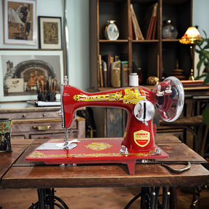 Meilleure vente Machine à coudre domestique JA2-2 avec table à 2 tiroirs Support de table à coudre domestique à pédale Sew Tech JUKKY Métal Mesin Jahit - Product Image 1