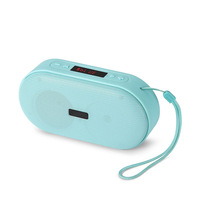 Haut-parleur portable d'extérieur mini radio avec écran LCD, Bluetooth, lecteur de musique FM, subwoofer, en plastique, bidirectionnel – Meilleure vente en Afrique
