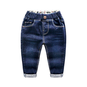 Coreano dei jeans dei capretti dei vestiti dei bambini all'ingrosso boutique di abbigliamento set di indumenti per bambini pantaloni <span class=keywords><strong>da</strong></span> cowboy - Product Image 2