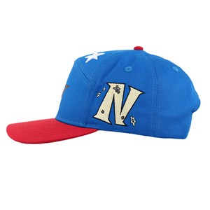 Casquette Tcap Chine 7 panneaux 100% coton bicolore de haute qualité avec visière incurvée - Product Image 4