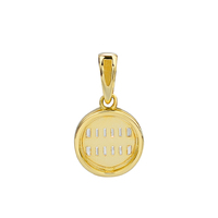 Bijoux de haute qualité 2024 Lec Out 5A Zircon Diamant Argent Sterling 925 Micro Pavé Pendentif rond pour homme