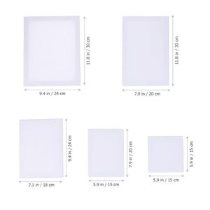Toile de peinture blanche vierge en coton sans acide, tendue sur châssis, taille personnalisée, pour artistes, vente en gros - Product Image 3