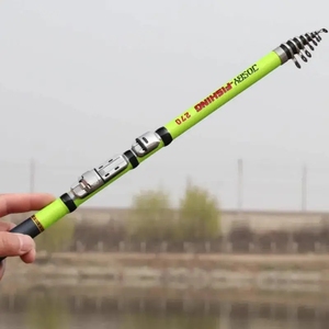 NEWMAJOR 1.5/ 1.8/2.1/2.4/2.7/3m Canne à Pêche Télescopique Rotative Siège de Moulinet Portable Surfcasting Shore Casting Pole - Product Image 5