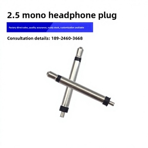 Conector de CC de cobre ZX de 25 pines de un solo tono, alargado, de 245 mm de longitud para auriculares - Product Image 1