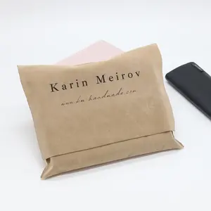 Velvet Bag Packaging Luxury Velvet Fabric Envelope Pouch For Wallet Handbag Custom Logo Envelope Packaging Velvet Gift Jewelry Bag