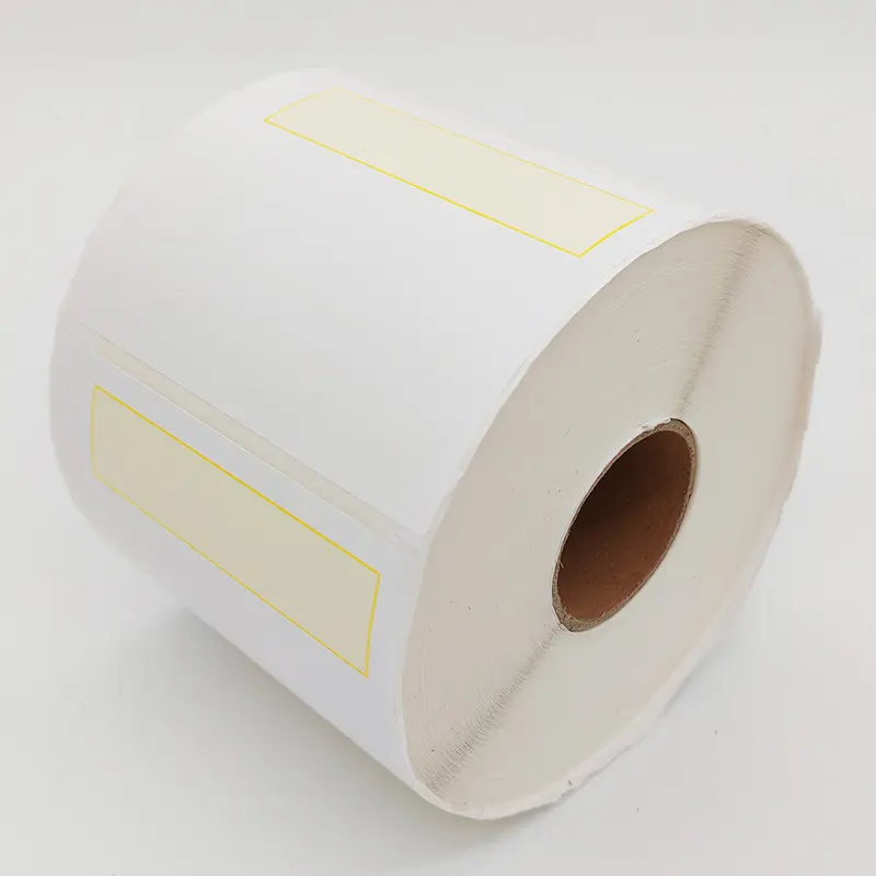 لفافة ملصقات حرارية معتمدة من FSC وخالية من مادة BPA بأبعاد 150 × 100