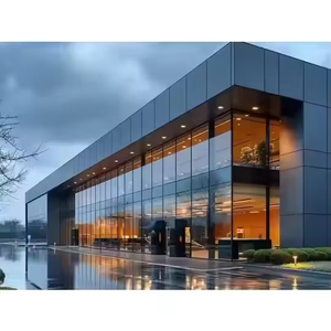 Galpão de Estrutura Metálica Pré-fabricada Rápida e Durável para Construção, Design de Armazém, Showroom de Carros 4S, Salão de Estrutura Metálica, Edifício Pré-fabricado - Product Image 4