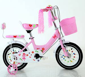 Vélos pour filles Frozen de 12/16 <span class=keywords><strong>pouces</strong></span> pour les 3 ans et plus, à une vitesse, avec roues d'apprentissage amovibles, fourche en acier - Product Image 2