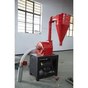 Feeding corn mill machine rice maize grass soybean bean powder multifunctional feed processing disc milling grinder machine