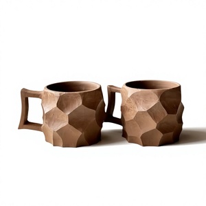 Rustic Wooden <b>Cup</b> for Hot and <b>Cold</b> Drinks Solid Wood Drinking <b>Cup</b> Handmade Kitchen Tableware - Product Image 5