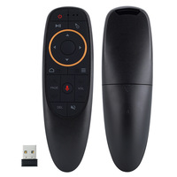 Souris aérienne G10S 2.4G pour Smart TV et décodeur, télécommande vocale infrarouge avec gyroscope