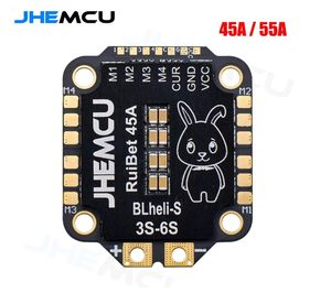 JHEMCU RuiBet F722 ชุดควบคุมการบิน 45A 55A 4in1 ESC 3-8S ตัวควบคุมความเร็วสำหรับโดรน UAV ชิ้นส่วน DIY - Product Image 6