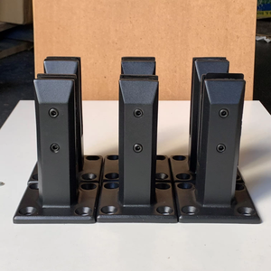 HL Moderne Collier de serrage en acier inoxydable 201 pour <span class=keywords><strong>verre</strong></span>, pour clôture de piscine sans cadre, garde-corps en <span class=keywords><strong>verre</strong></span>, balcon, escalier, villa, hôtel, appartement, 1er étage - Product Image 4