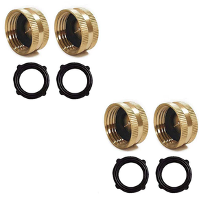 Tapón de latón de alta calidad con rosca hembra GHT de 3/4 pulgadas, tapón de cierre para manguera de jardín - Product Image 5