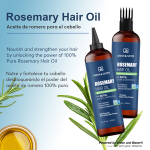 <span class=keywords><strong>Huile</strong></span> capillaire au romarin pour le cuir chevelu, renforce les follicules, réduit la chute des cheveux, répare les pointes fourchues, 120 ml, OEM, ODM, étiquette privée, logo personnalisé, vente en gros - Product Image 5