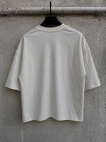 T-shirts personnalisés pour hommes, fabrication sur mesure, impression DTG, t-shirt blanc surdimensionné à col rond, manches courtes, coupe courte et carrée